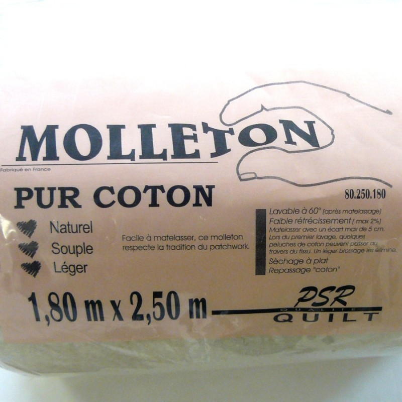 Molleton pur coton - Molletons PSR Quilt