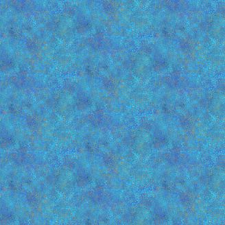 Tissu patchwork bleu minis bulles dorées - Gingko Garden