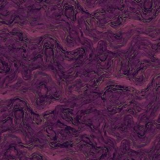 Tissu patchwork marbre violet - Midas Touch