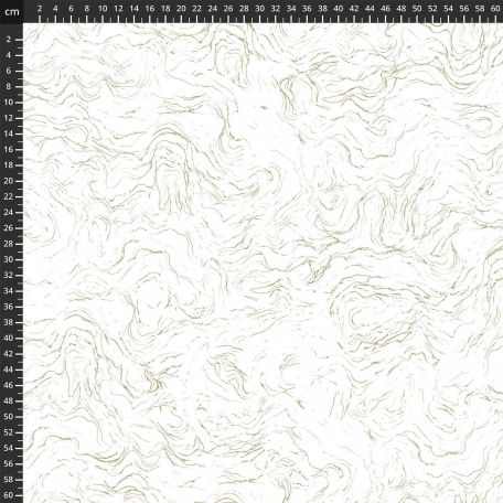 Tissu patchworkmarbrures blanches - Midas Touch