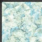 Tissu patchwork cumulus bleu sauge - Midas Touch