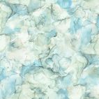 Tissu patchwork cumulus bleu sauge - Midas Touch