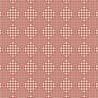 Tissu patchwork rouge damier illusions - Joy d'Edyta Sitar