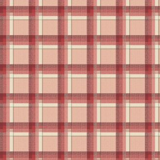 Tissu patchwork tartan rose rouge - Joy d'Edyta Sitar