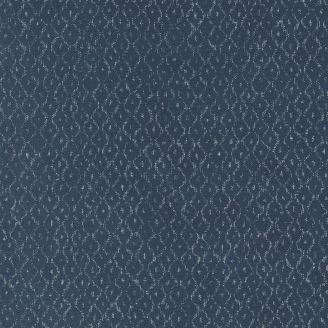 Tissu patchwork bleu ikat ton-sur-ton - Indigo Blooming de Debbie Maddy
