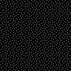 Tissu patchwork noir minis pois blancs