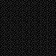 Tissu patchwork noir minis pois blancs