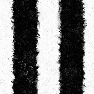 Tissu patchwork larges rayures noires et blanches