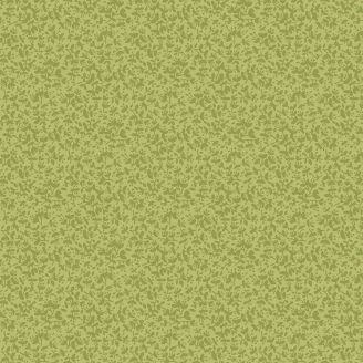Tissu patchwork vert olive feuillage ton-sur-ton - Flower Box de Renée Nanneman