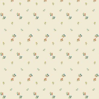 Tissu patchwork écru petites baies - Flower Box de Renée Nanneman