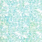 Tissu batik turquoise clair bambouseraie