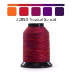 Fil Finesse pour quilting machine - dégradé Tropical Sunset 2990