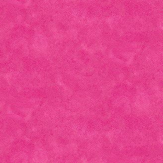 Tissu patchwork faux-uni Dimples rose azalée