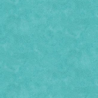 Tissu patchwork faux-uni Dimples bleu turquoise