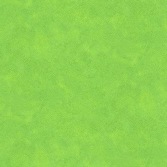 Tissu patchwork faux-uni Dimples vert lime