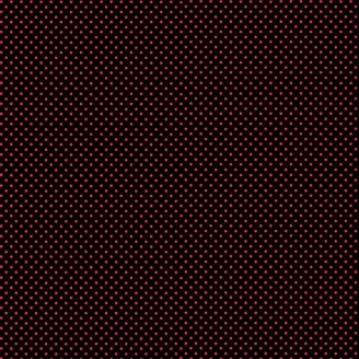 Tissu patchwork minis pois rouges fond noir
