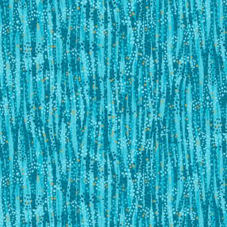 Tissu patchwork bleu Ocean - Dewdrop