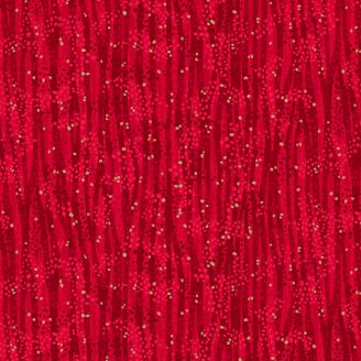 Tissu patchwork rouge Kiss - Dewdrop