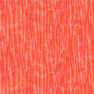 Tissu patchwork orange Mandarine - Dewdrop
