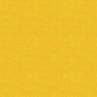 Tissu patchwork faux-uni linen jaune bouton d'or