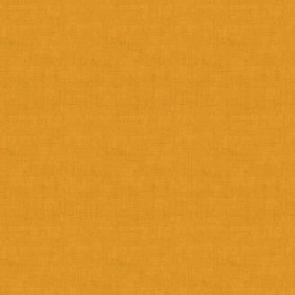 Tissu patchwork faux-uni linen jaune ambre