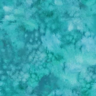 Tissu patchwork turquoise faux-uni - Ebb and Flow