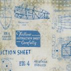 Tissu patchwork maquettes d'avions - Foundations de Tim Holtz