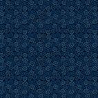 Tissu patchwork bleu indigo pâquerettes bleues - Banyan