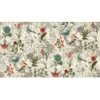 Tissu patchwork beige et gris faune et flore - 3 Sisters - Favorites Collages